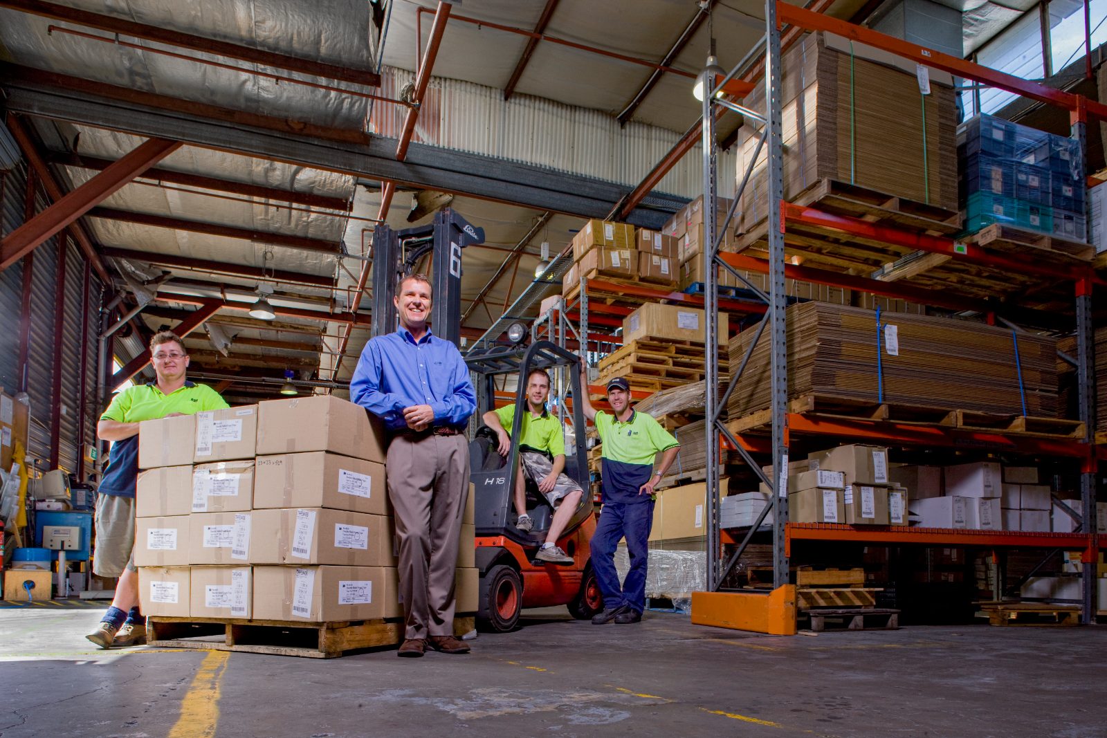 EGR Group incoming goods warehouse